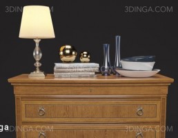 دراور + ست دکوراسیون تزئینی