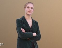 کاراکتر زن ایستاده