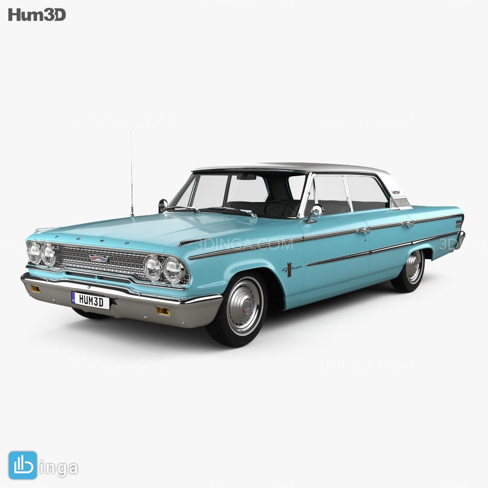 ماشین فورد Galaxie سال 1963
