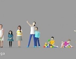 کاراکتر های کارتونی حالت های مختلف افراد