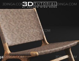 صندلی چوبی فضای باز