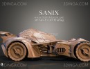 ماشین SANIX Batmobile برای چاپ سه بعدی