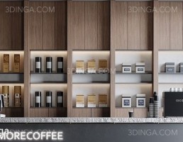 پیشخوان کافی شاپ