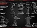 مجموعه کاراکتر تخیلی برای چاپ سه بعدی