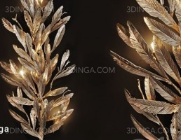 چراغ دیواری طرح شاخه