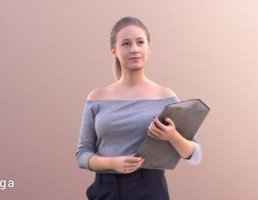 کاراکتر زن منشی