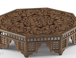 میز قهوه چوبی کلاسیک