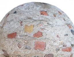 تکسچر دیوار آجری آسیب دیده
