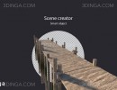 پرسوناژ پل چوبی روی دریاچه