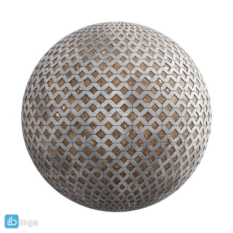 تکسچر سنگفرش پیاده رو