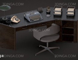ست میز و صندلی اداری
