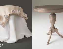 میز عسلی کلاسیک