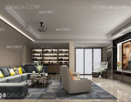 صحنه داخلی اتاق پذیرایی