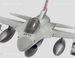 مدل سه بعدی جت F-16