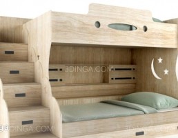 تختخواب دوطبقه ی کودک