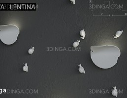 چراغ دیواری + حلزون