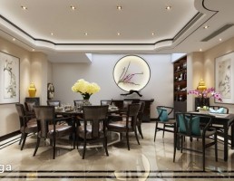نمای داخلی غذا خوری مدرن