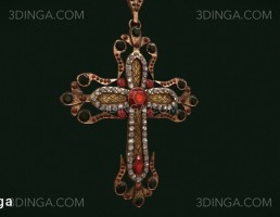 گردنبند صلیب قرون وسطایی