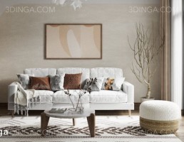 صحنه داخلی خانه برای اسکچاپ