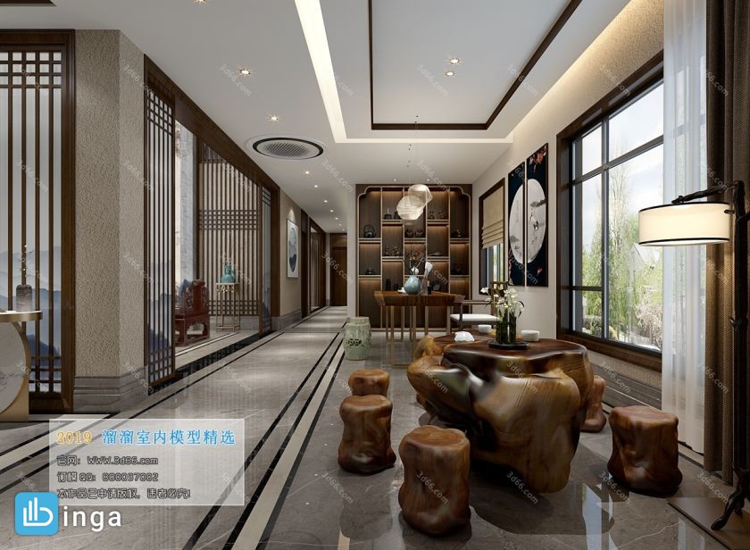 اتاق پذیرایی سبک چینی