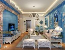 اتاق نشیمن سبک مدیترانه ایی