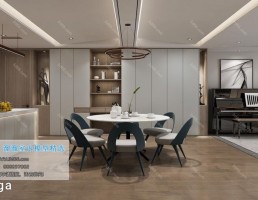 اتاق غذا خوری سبک مدرن