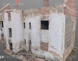 خانه ویرانه بدون سقف