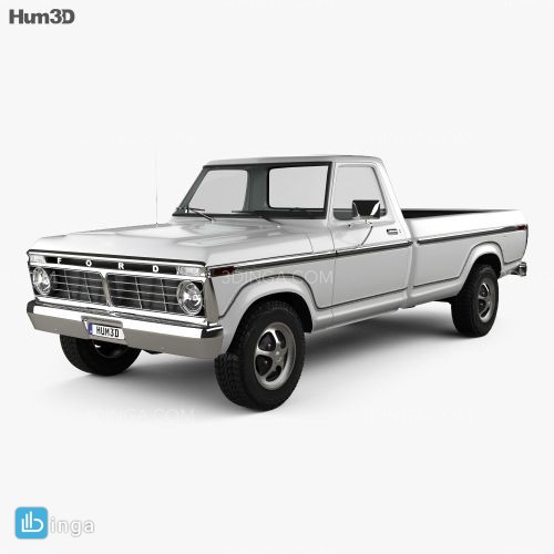 ماشین فورد مدل F-150 سال 1973