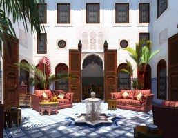 صحنه داخلی عمارت