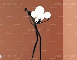 آباژور ایستاده فانتزی