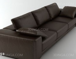 مبل راحتی چرمی