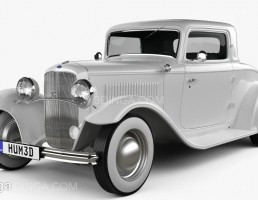 ون فورد مدل B De Luxe Coupe V8 سال 1932