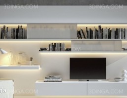 دکور تلویزیون مدرن