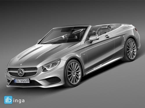 مرسدی بنز مدل S63 AMG Cabriolet  سال 2017