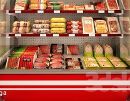 یخچال فروشگاه + محصولات گوشتی