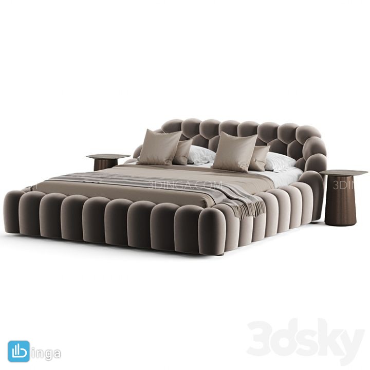 تخت خواب دونفره کلاسیک