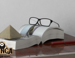 کتاب + عینک