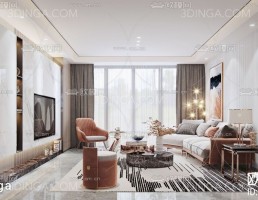 صحنه داخلی اتاق نشیمن