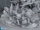 مرد جنگجو (Varian Diorama) برای چاپ سه بعدی