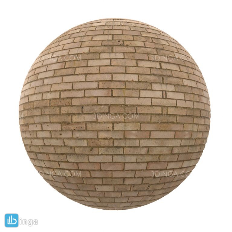 تکسچر دیوار آجری زرد