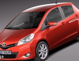 ماشین تویوتا مدل Yaris سال 2012