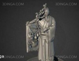 مجسمه مرد ایستاده (Fai Ginn) برای چاپ سه بعدی
