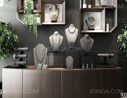 میز کنسول + ست تزیینی زیورآلات