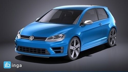 ماشین فولکس واگن مدل  Golf R سال 2014