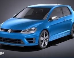 ماشین فولکس واگن مدل  Golf R سال 2014