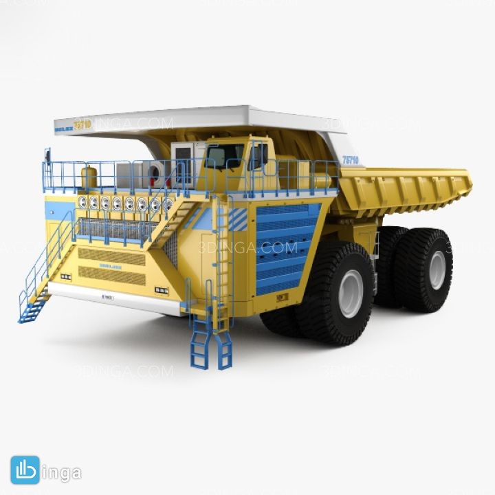 کمپرسی BelAZ 75710 سال 2013