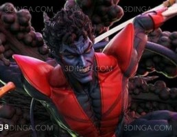 مجسمه کاراکتر تخیلی (Nightcrawler) برای چاپ سه بعدی