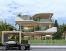 صحنه بیرونی خانه ویلایی