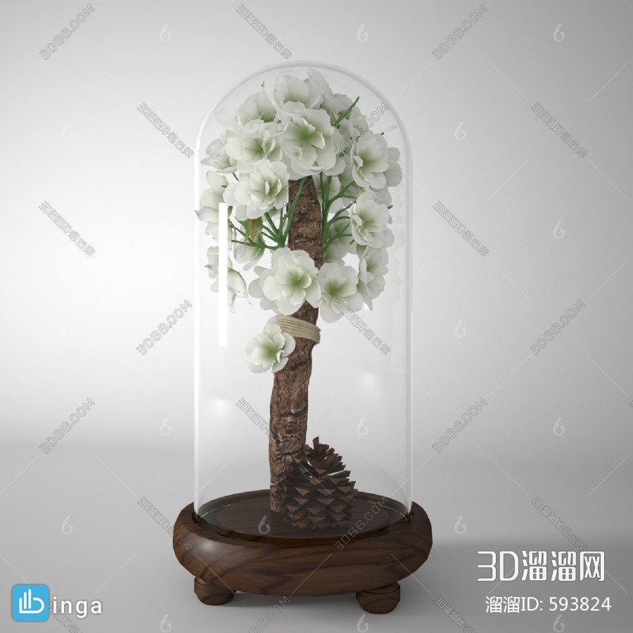 مدل سه بعدی وسایل دکوری