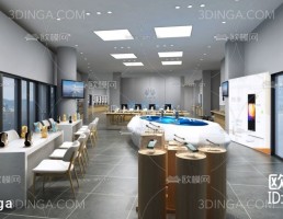صحنه داخلی فروشگاه کالاهای دیجیتال